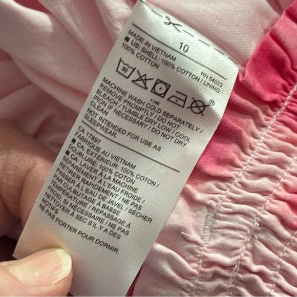 Janie and Jack | Girls Pink White Tie Dye Sleeveless Jumpsuit Pants 10 - Picture 12 of 12